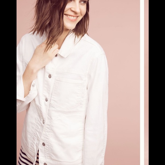 Anthropologie Jackets & Blazers - Anthropologie Pilcro Denim Shirt Jacket XL